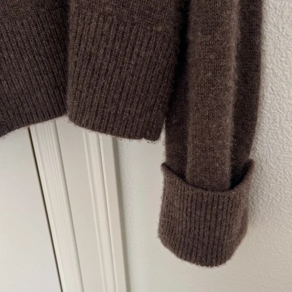 Reformation Dark Brown Turtleneck Sweater - Picture 4 of 4